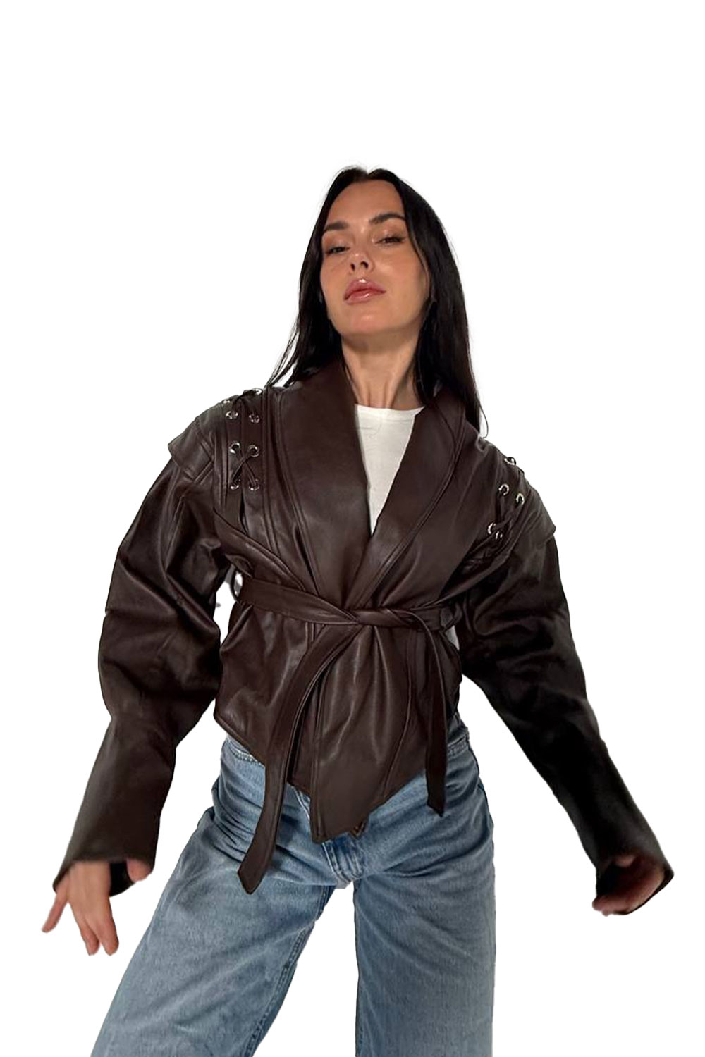 جاكت جلد مستورد - الصورة 4