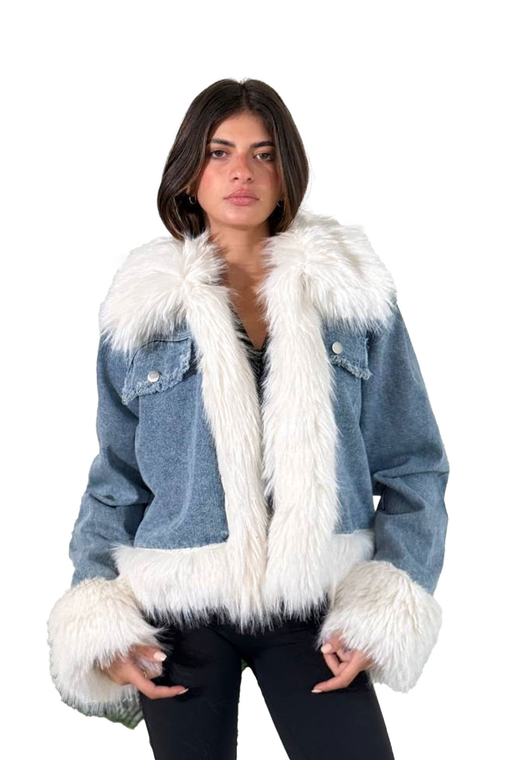 جاكت جينز مستورد في فرو تركي