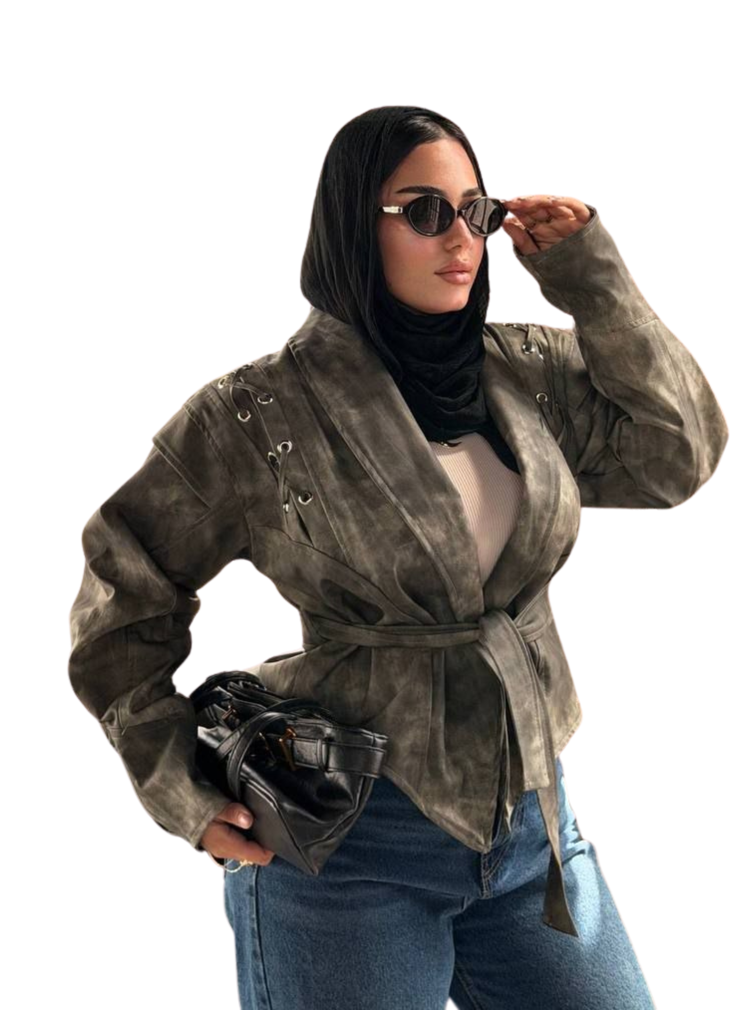 جاكيت جلد طبيعي مستورد